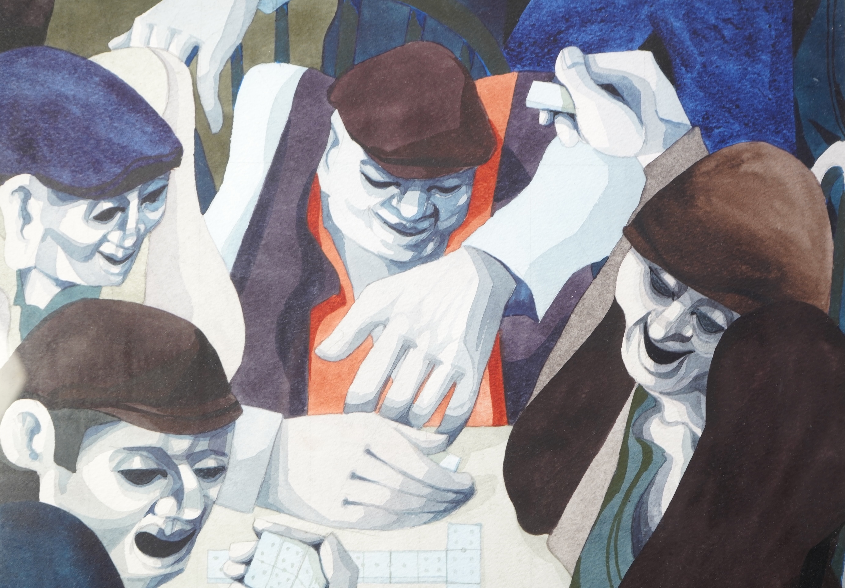 George Large, b. 1936, 'Fives & Threes'